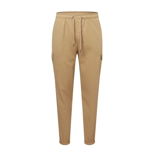 Mens Joggers Pants Cotton Drawstring Workout Classic Fit Comfy Cargo Pants Casual Trendy Lightweight Hiking Outdoor Trousers