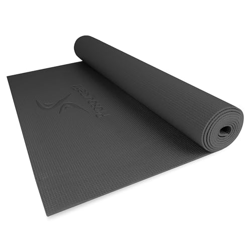 ProsourceFit Classic Yoga Mat 1/8” (3mm) Thick, Extra Long 72-Inch Lightweight Fitness Mat with Non-Slip Grip for Yoga, Pi...