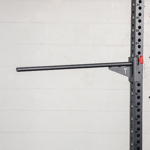 Titan Fitness Rack Mounted Youth Pull-Up Bar, Fits T-3, X-3, or TITAN Series Power Rack, Chin-Up Station, Workout Bar, Rat...