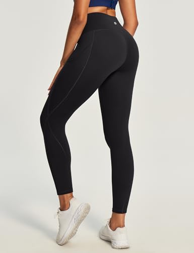 Ewedoos Fleece Lined Leggings Women Thermal Leggings for Women with Pockets High Waisted Winter Warm Tights Pants Clothes