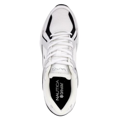 Nautica Mens Running Sneakers Sport Fashion Lace-Up Athletic Soft Shoes for Gym Tennis Men – Cushioned, Breathable, Lightw...