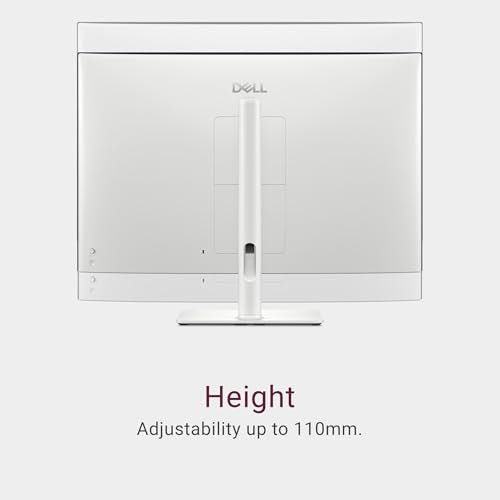Dell 32 Plus 4K QD-OLED Monitor S3225QC - 31.6-inch (3840 x 2160) 120Hz 0.03ms Display, AI-Enhanced 3D Spatial Audio, Height/Tilt/Swivel/Slant Adjustment - Ash White