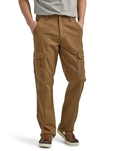 Wrangler Authentics Mens Relaxed Fit Stretch Cargo Pant