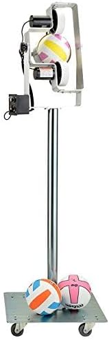 Volleyball Tutor - Silver Model Volleyball Machine. Topspin/Underspin. 60 MPH. High Release Point. Made in USA.
