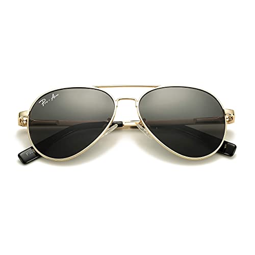Pro Acme Classic Polarized Aviator Sunglasses 100% UV Protection, 52mm 58mm 63mm