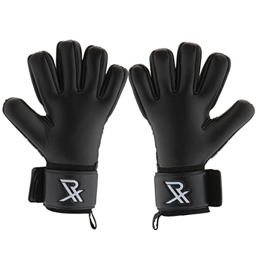 Rectrix 1.0 Goalkeeper Gloves (with Free Zip Case) - Negative Cut - Youth & Adult Sizes - Pro-Level Grip for Football Socc...