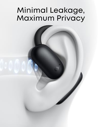 soundcore AeroFit 2 by Anker, Open-Ear Headphones, Real-Time Translation Earbuds, 4 Adjustable Positions for Every Ear Siz...
