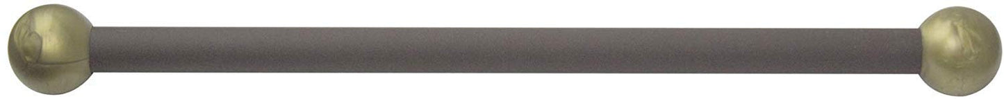 Solus Sca-335Bz-2 Aluminum Cross Arm Ladder Rest For Outdoor Lamp Posts, Weather Resistant, Bronze With Gold Caps, Single Pack