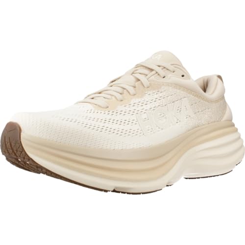 Hoka Men's Bondi 8 Shifting Sand/Vanilla 10.5 Medium