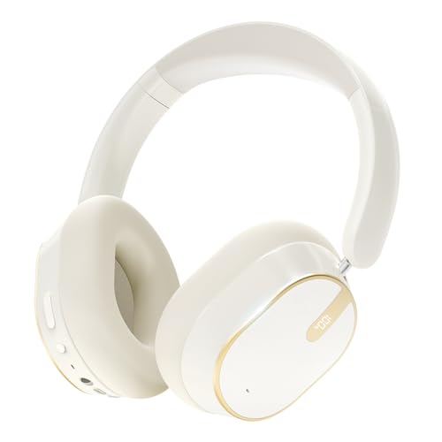 MMWOWARTS Hybrid Active Noise Cancelling Bluetooth Headphones,Bluetooth 6.0 Over Ear Wireless Headphones with 60H Playtim...
