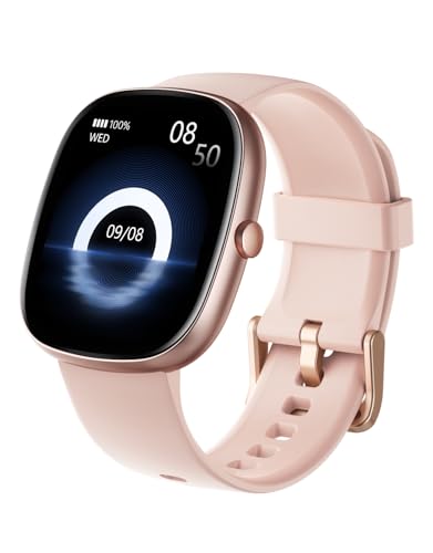 HUAKUA Smart Watches for Women Compatible with iPhone/Android Phones Answer/Make Calls, 1,85" HD Fitness Tracker with Hear...