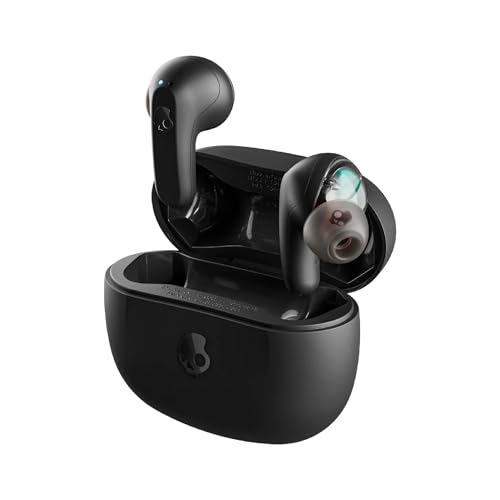 Skullcandy Rail Wireless Earbuds, Bluetooth Headphones, Noise Isolating Fit, Up to 42 Hours Battery, IP55 Sweat and Water ...