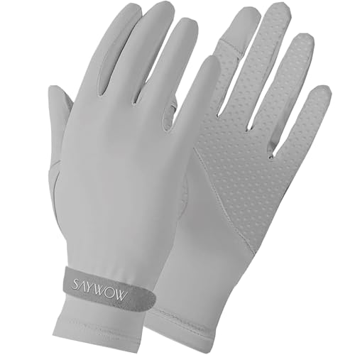 SayWow Driving Gloves Women for Sun UV Protection UPF 50+ Touchscreen Full Finger