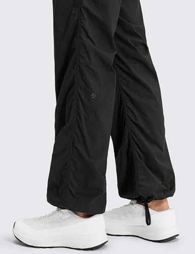 CRZ YOGA Fleece Lined Athletic Pants for Women 30" - Water Resistance Thermal Casual Work Winter Outdoor Joggers Warm