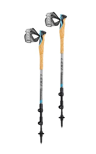 LEKI Cross Trail 3 TA Aluminum Adjustable Lightweight Walking Poles for Trekking & Hiking