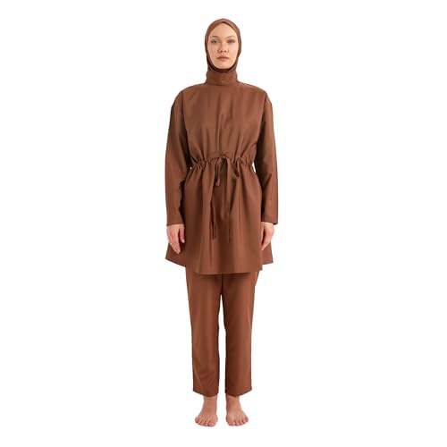 Modest 3-Piece Burkini Set for Women | Quick-Dry, Water-Repellent | Full Coverage Swimsuit with Tunic, Pants & Cap