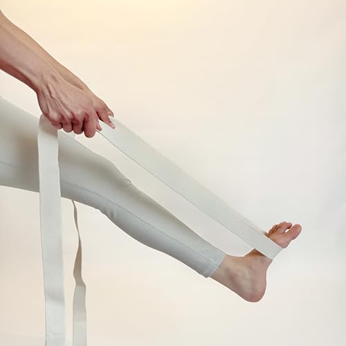 Tharie Organic Cotton Yoga Strap, GOTS Certified, Adjustable D-Ring, Soft & Durable Stretching Strap for Yoga, Pilates & P...