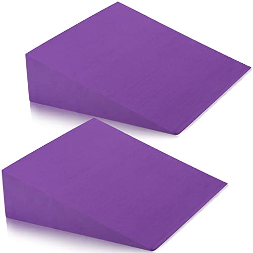 DEAYOU 2 Pack Yoga Foam Wedge, 13" EVA Foam Calf Stretch Slant Board for Lower Leg Strength Improve, Squat Wedge Incline B...