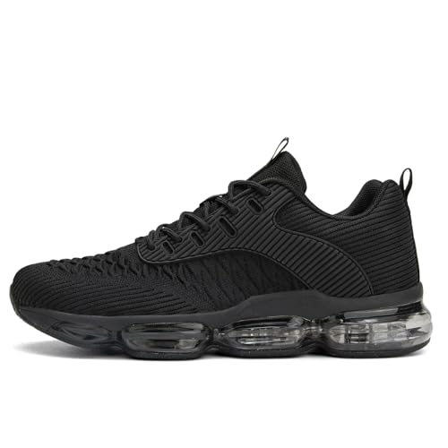Mens Running Shoes Air Low Top Comfort Walking Lace Up Sneakers Breathable Fashion Tennis Sport Gym Fitness Cross Trainers
