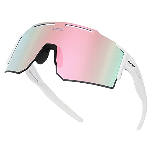 ALSUZYIOT Polarized Sunglasses Women Men Sports Cycling Glasses Sports Eyewear Googles for Running Driving Baseball
