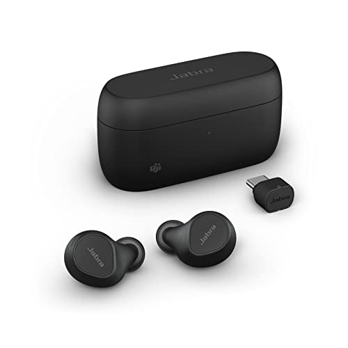 Jabra Evolve2 True Wireless in-Ear Bluetooth Earbuds with Active Noise Cancellation (ANC) and 4-mic MultiSensor Voice Tech...