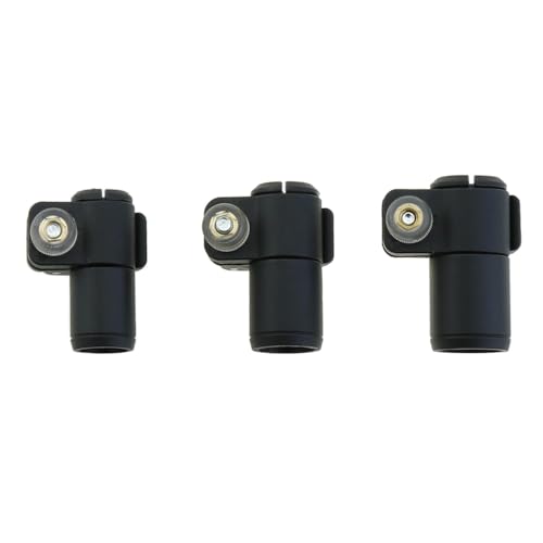 DGZZI 3PCS Hiking Pole Clip Replacement Part 14/16/18 Black Handle External Flip Lock Outdoor Repair Accessory Suitable fo...