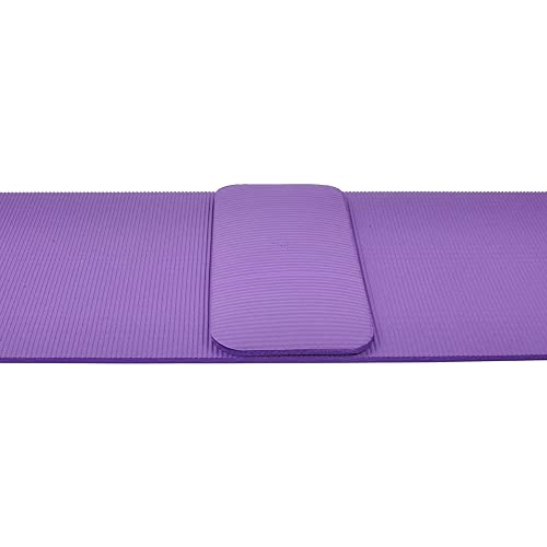 Fitvids All Purpose 1/2-Inch Extra Thick High Density Anti-Tear Exercise Yoga Mat and Knee Pad with Carrying Strap, Multip...
