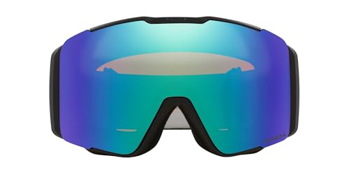 Oakley Line Miner Pro Low Bridge Fit Snow Goggle, Matte Black Strap w/Prizm Snow Argon Iridium Lens, Medium