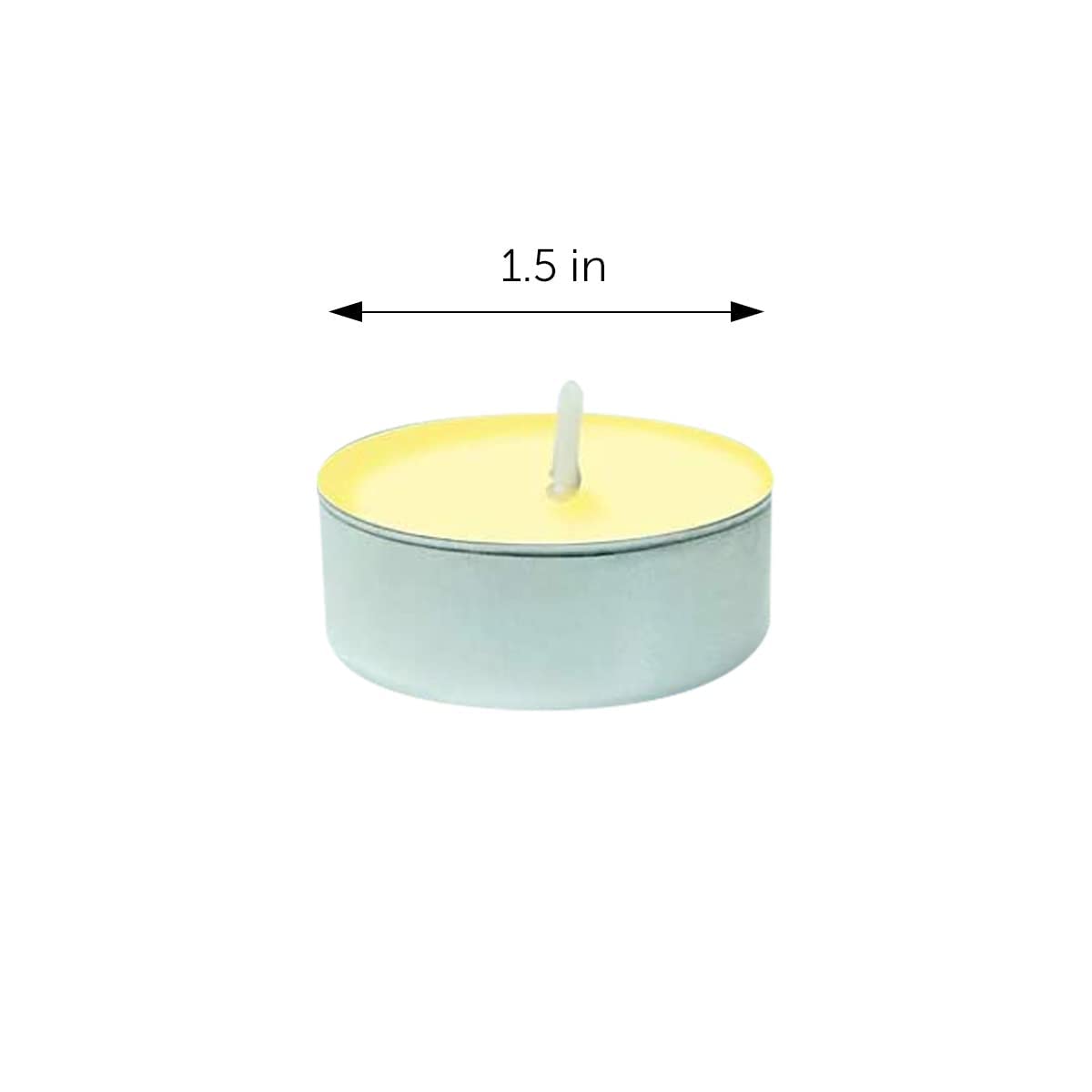 DecorRack Tealight Candles Vanilla Scented 30 Pack Synthetic Wax Model 96015