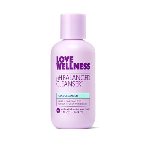 Love Wellness pH Balancing Cleanser | Feminine Vaginal Wash | Fragrance-Free | Vaginal Cleanser for Balanced pH, Intimate ...