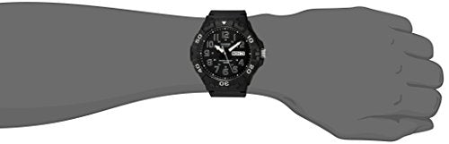 Casio MRW200H Series | Men's Analog Watch | Sporty Design | 100 Meter Water Resistance | Date Display | Rotary Bezel | Reg...