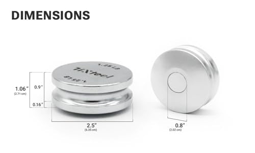 Magnetic Fractional Weights 1.25lb (5lb in total)