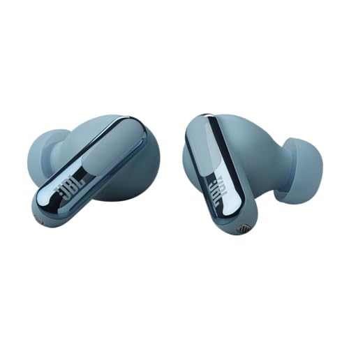 JBL Live Beam 3 - True Wireless Noise-Cancelling Stick-Closed Earbuds, 48Hrs Total Playback, Wireless Charging, 6 Mics for...