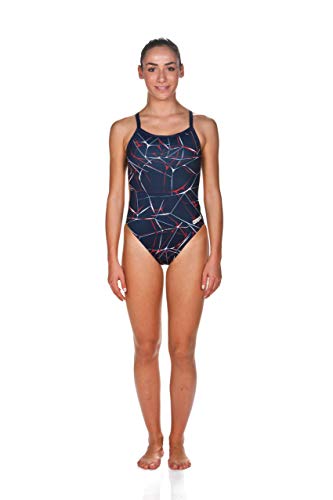 ARENA One Piece Swimsuit Women Athletic Apparel - Open Back Swimming & Training Suit - Challenge Back
