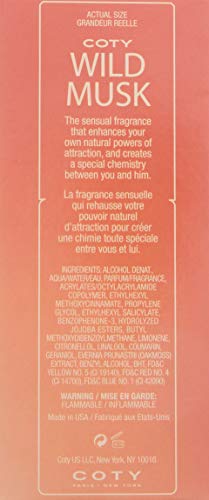 Coty Wild Musk By Coty For Women. Cologne Spray 1.5-Ounces (Pack of 5)
