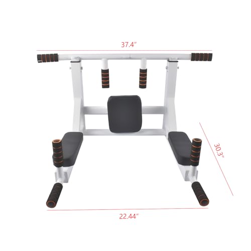 Multifunctional Dip Station for Indoor Home Gym Workout Pull Up Bar 440 lbs Training Equipment Mixizap
