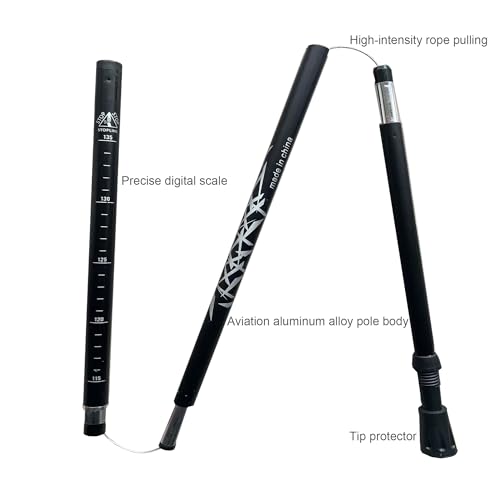 QIYUANCHUANG Collapsible/Foldable Camera & Phone Mount Ready Trekking Poles - Ultra-Portable for Travel & Hiking, Lightwei...