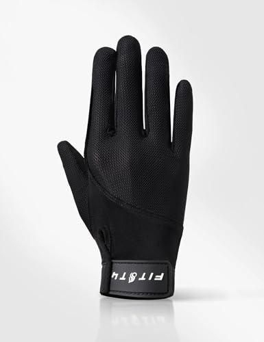 FitsT4 Sports Horse Riding Gloves Equestrian Women Mesh Breathable Gloves for Horseback Riding Touchscreen