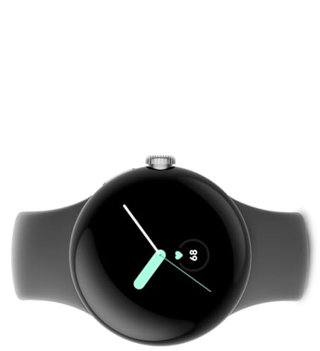 Google Pixel Watch 41mm Smartwatch with LTE WiFi, GPS, BT and Heart Rate Monitor in Bulk Packaging (Polished Silver)