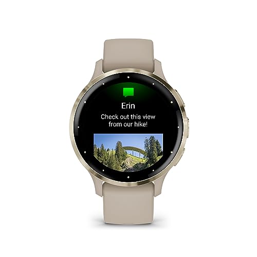 Garmin Venu 3S Running GPS Smartwatch with AMOLED Display, Advanced Health, Fitness Features, Up to 14 Day Battery Life wi...