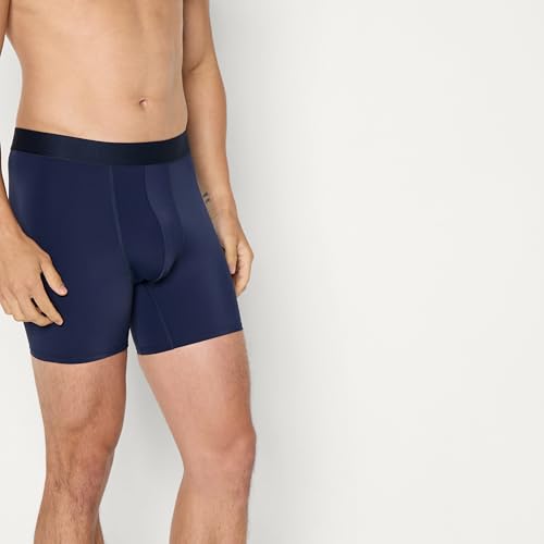 Amazon Essentials Men's Microfiber Boxer Shorts Underwear, Pack of 3