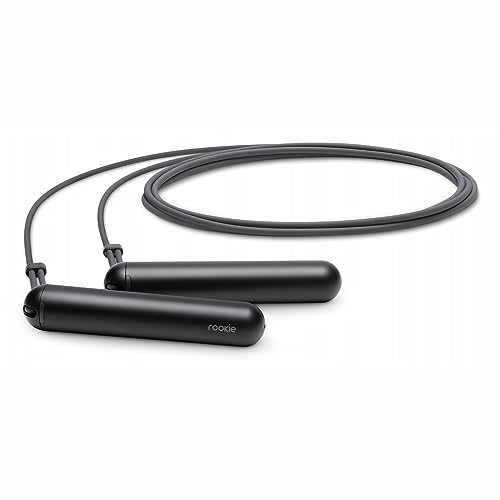 Tangram Smart Rope Rookie - App-Connected Jump Rope for Fitness and Workouts, Adjustable Length, Bluetooth Enabled, Track ...