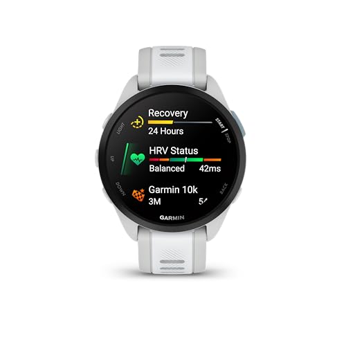 Garmin Forerunner 165 GPS Running Smartwatch, Fitness Tracker Smart Watch for Women and Men Bundle with Accessories - Mist...