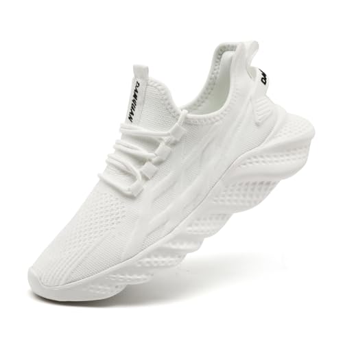 XKOWUO Mens Walking Shoes Running Trainers Sneakes Athletic Gym Fitness Sport Shoes Non Slip Breathable Mesh Comfortable W...