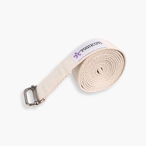 Yoga Strap - Adjustable D-Ring Buckle Yoga Belt for Pilates, Gym Workouts, and Physical Therapy | Improves Sitting Posture...