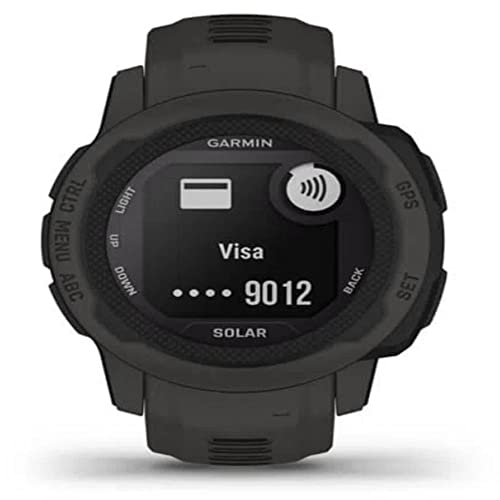 Garmin Instinct 2S Solar Rugged GPS Smartwatch, Graphite