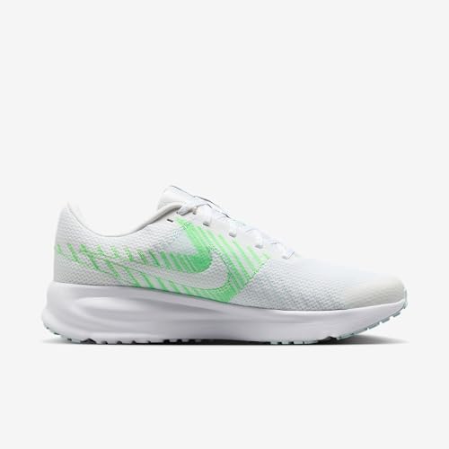Nike Men's Run Defy Road Running Shoes, White/Black-Glacier Blue-Green Strike, 11.5