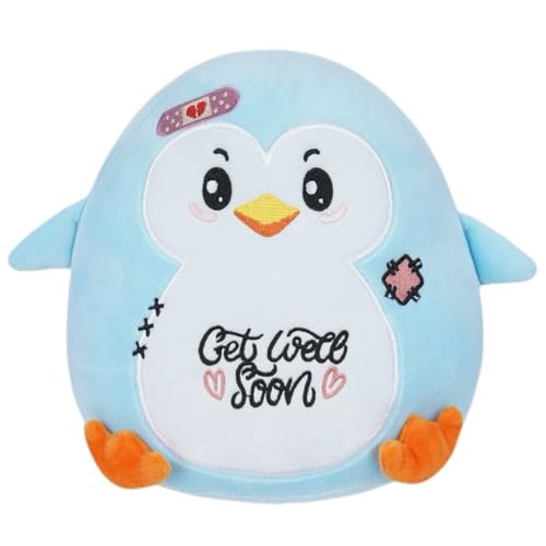 NIUBEHOHO Get Well Penguin Stuffed Animal - Get Well Soon Gifts Penguin Plush Heartwarming Design for Rehabilitation Kids'...