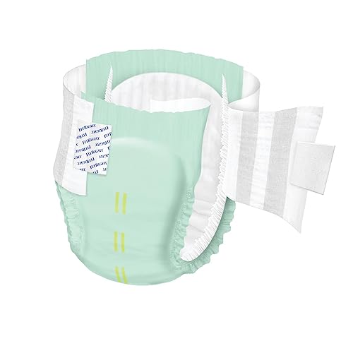 FitRight Stretch Ultra Adult Briefs, Incontinence Diapers with Tabs, Heavy Absorbency, Large/XL/2XL, 51 to 70", 20 Count (Pack of 4)