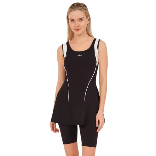 Half Sleeve Modest Swimsuits Burkini for Women 4 Pcs | Water Repellent Top, Leggings, Cap and Underwear | Swimsuit